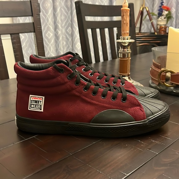 Vision Street Wear VSW Suede Hi shoes sneakers new Skateboard Skate BMX Size 12 - Picture 3 of 16